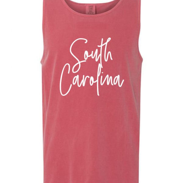 South Carolina Gamecocks - Comfort Colors Heavyweight Tank - University of South Carolina Summer Beach Cover Up