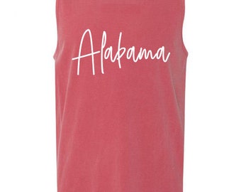 Alabama Roll Tide - Comfort Colors Heavyweight Tank - University of Alabama Summer Beach Cover Up