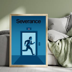 Severance – Minimalistisches TV-Serienposter – Kult-Show-Wandkunst – Sofortiger Download für Zuhause oder Büro – Wandposter für TV-Serien