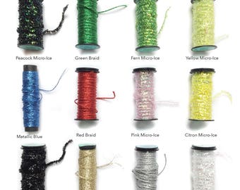 Metallic Embroidery Floss, Sparkle Embroidery Floss, Embroidery Thread, Fancy Craft Floss, Pretty Embroidery floss, Needlework floss thread