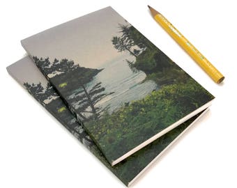 Oregon Coast Journal, pnw life gift, nature journal, blank notebook, small journal, mini sketchbook, Blank Journals, artist pocket book