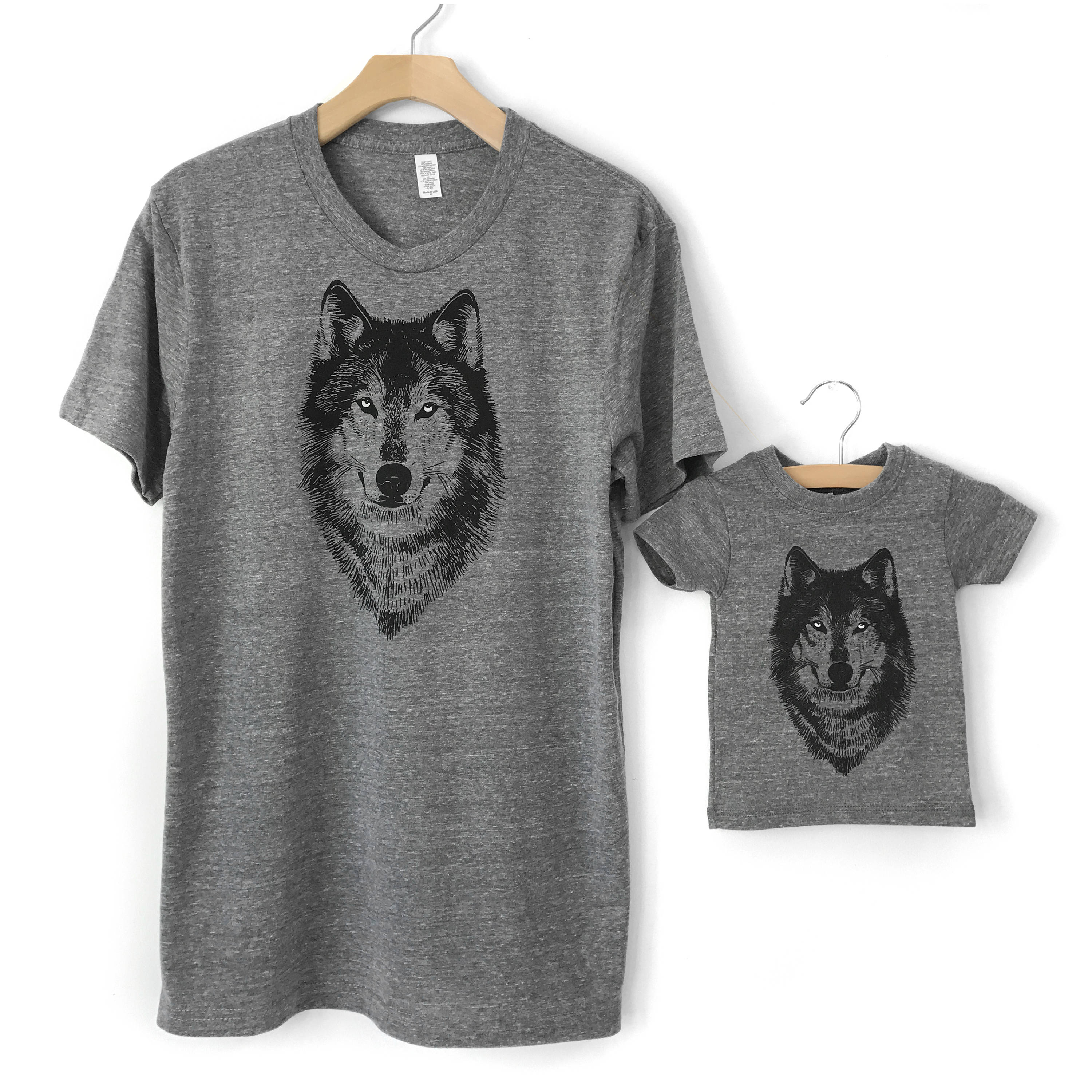 mens wolf t shirt