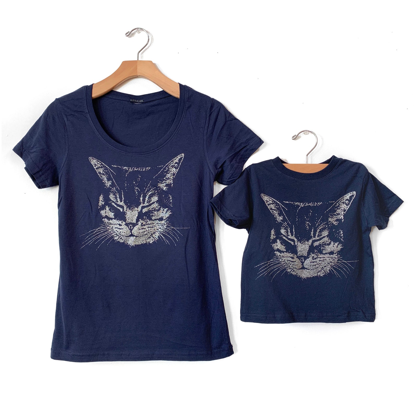 Kids silver Cat T Shirt Kitty Cat Shirt Kitty tshirt Cat Etsy