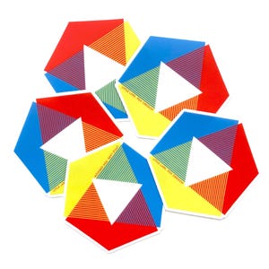 Clear Rainbow Color Wheel Sticker - 3 Inch Vinyl - Etsy
