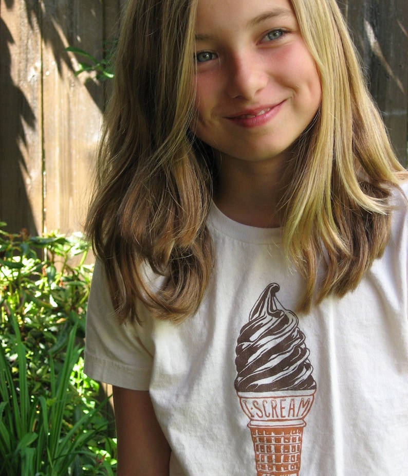 Kids Ice Cream Shirt Ice Cream Cone Tshirt Childrens Etsy