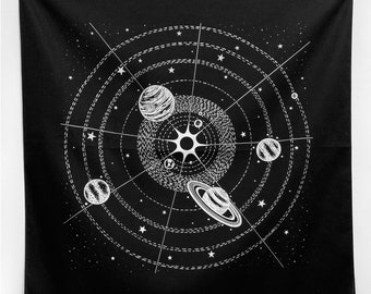 Space Bandana, Solar System bandana, space festival bandana, mens bandana, astronomy space gift for him, space lover gift, space clothing