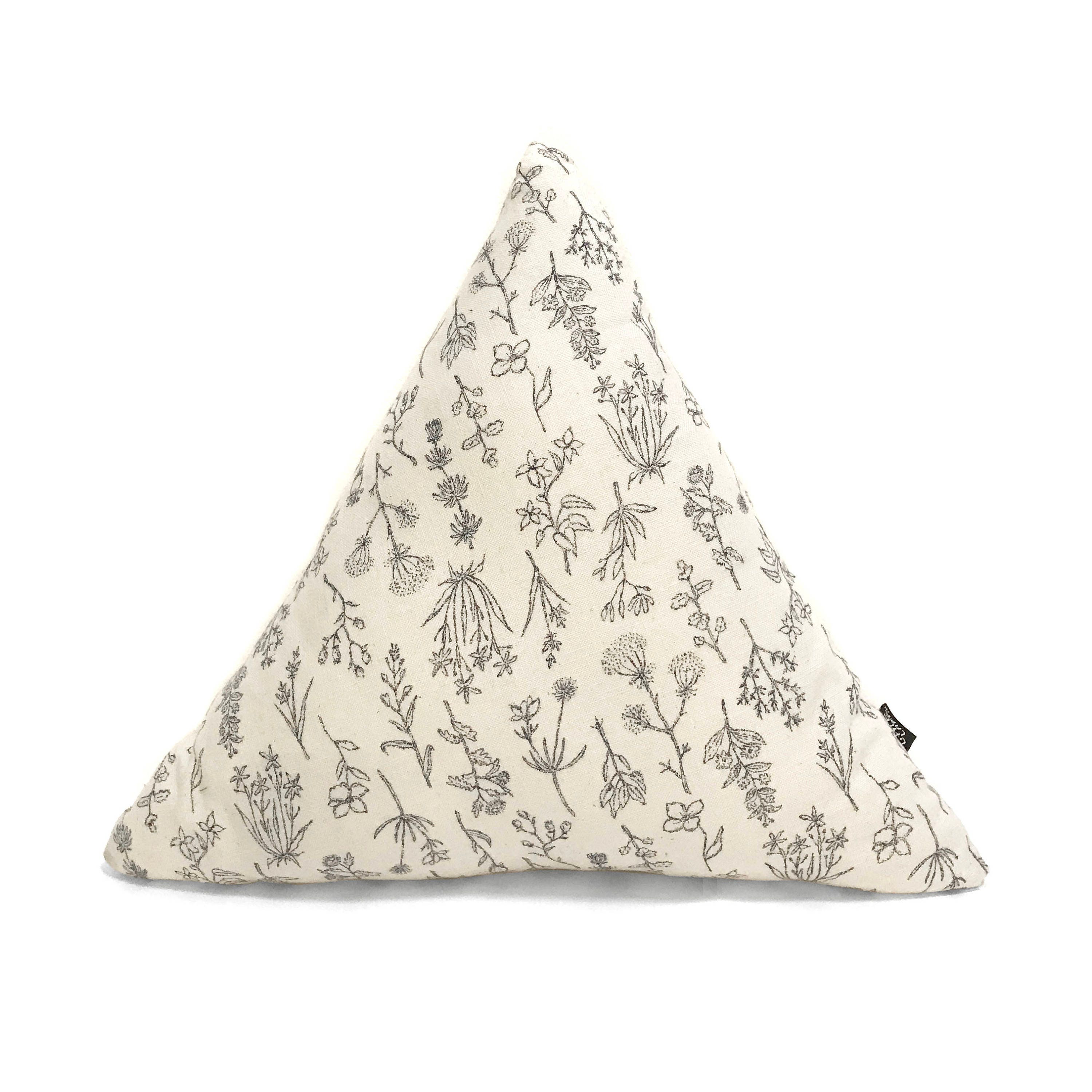 Triangle Pillow Geometric Pillow Color Block Triangle Etsy