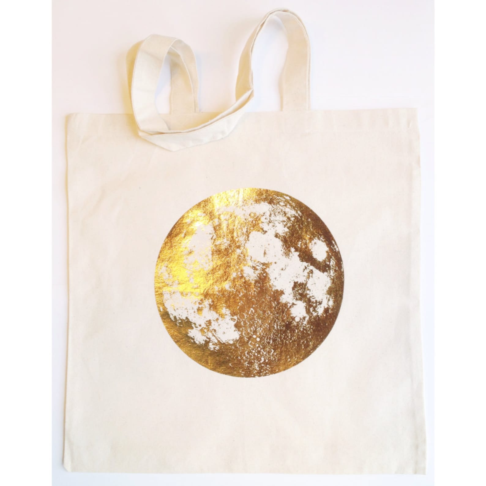 Tote Bag Moon Tote Bag Full Moon Book Bag Moon Tote Space - Etsy