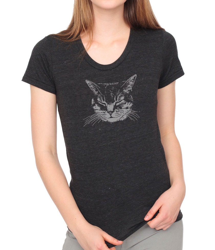 Purple Cat Shirt Women's Clothing Cat T-shirts Kitty | Etsy