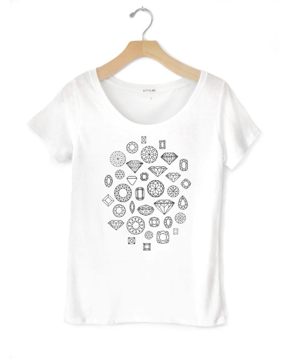 Diamond T-shirt, Kids Black Shirt, Cool Kids Clothes Diamond T-shirt, Kids Black Shirt, Cool Kids Clothes