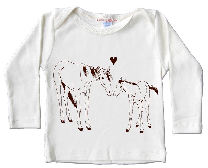 Organic Baby Horse Onesie Infant Bodysuit Organic Clothes Etsy