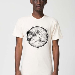 Sun Shirt, Space Shirts, Science tshirt, mens astronomy shirt, unisex adult clothing, Solar graphic tee, monochrome t-shirt science shirts image 3