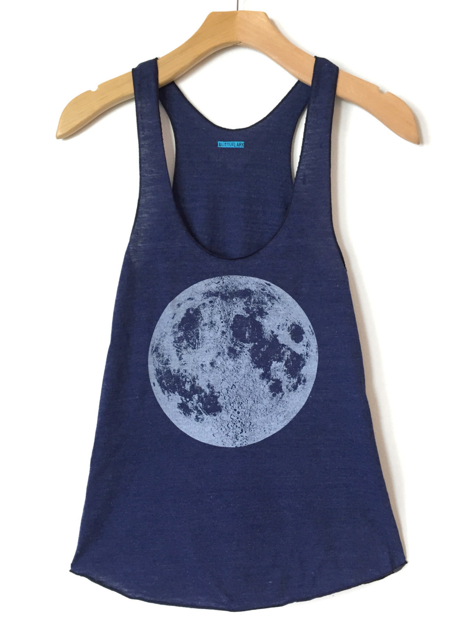 Blue Moon Tank Top Full Moon Tank Top Womens Moon Tshirt Etsy