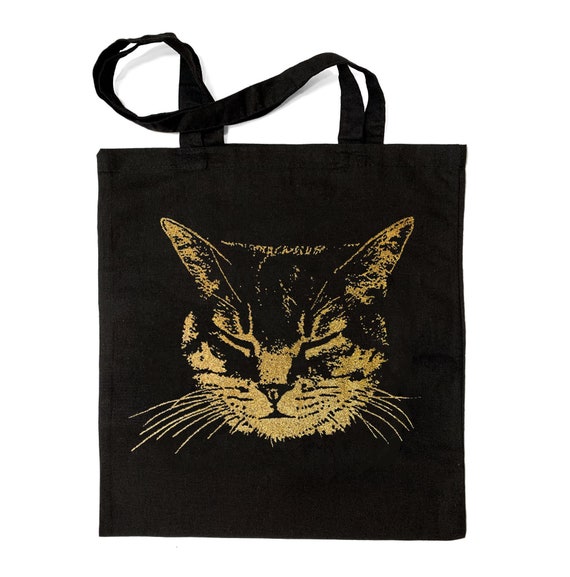 Sac fourre-tout pour chat sac à main noir sac fourre-tout - Etsy France
