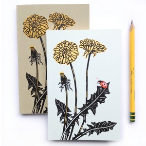 Petit carnet nature, journal vierge, petit carnet de croquis, livre pissenlit papier recyclé, carnet vierge, carnet de croquis de poche, petit journal