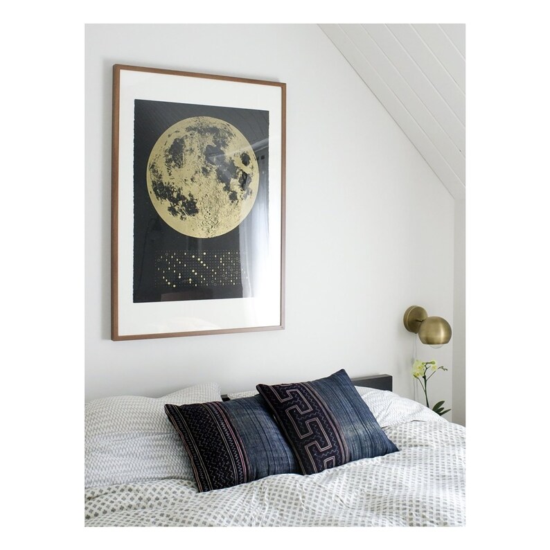 Copper Moon Phase Calendar 2026: Large Lunar Art Print image 5
