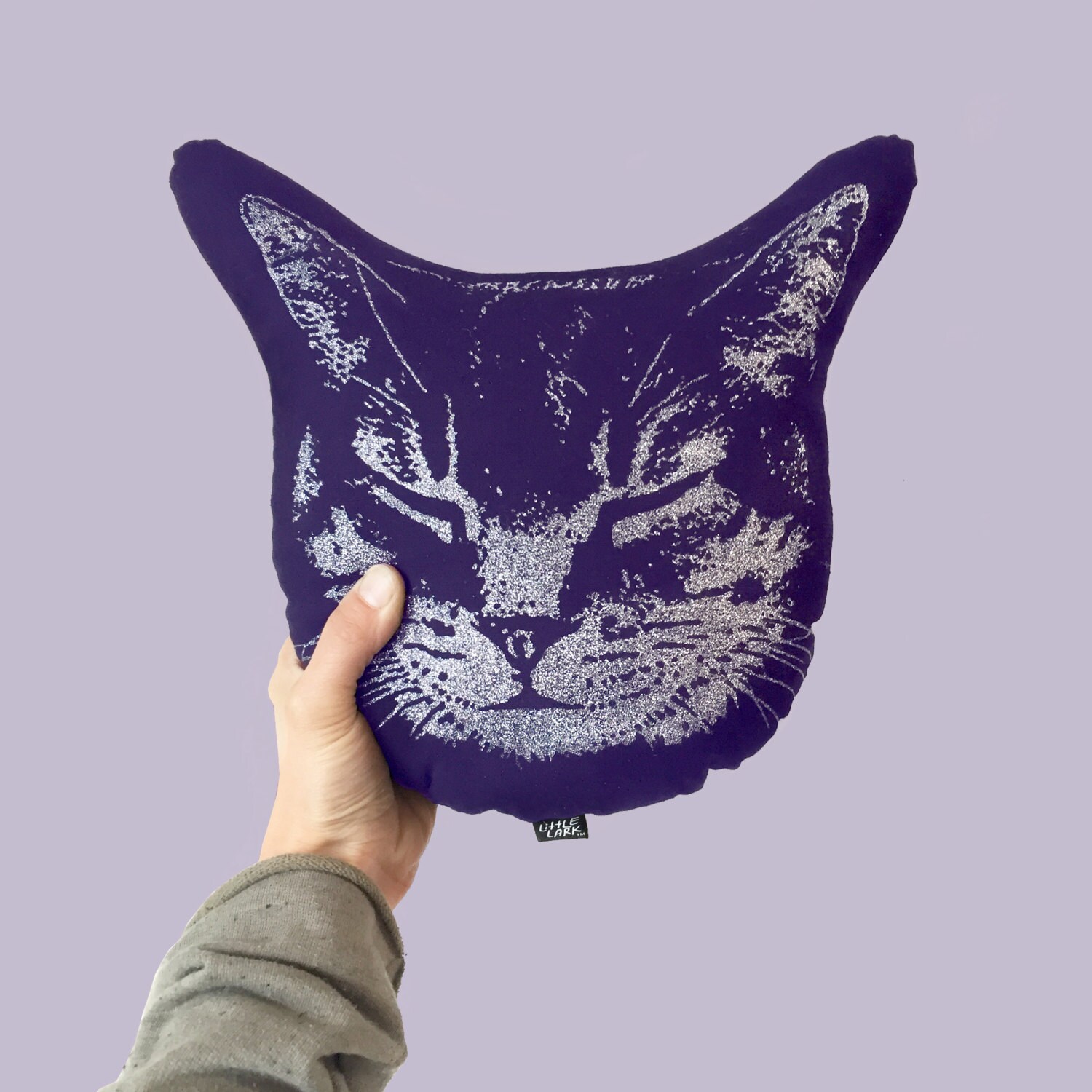 cat face cushion