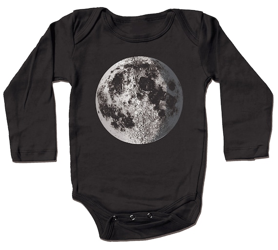 Kids Moon Shirt, Silver Full Moon, Full Moon Shirt, Silver