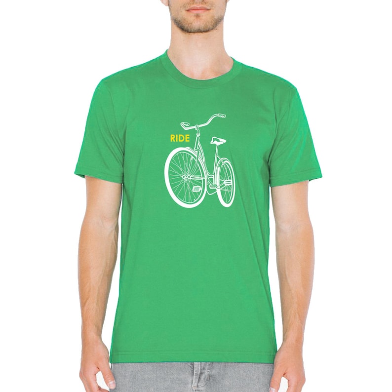 Mens Bike Shirt Biking Shirt Ride Bike Shirt Bicycle Shirt Etsy