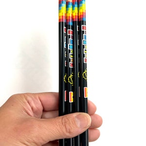 Rainbow Pencils / Natural Wood Pencils / Rainbow Pencils / Cute School Supplies / 7 Colors in one pencil / Cute Rainbow Pencils image 4