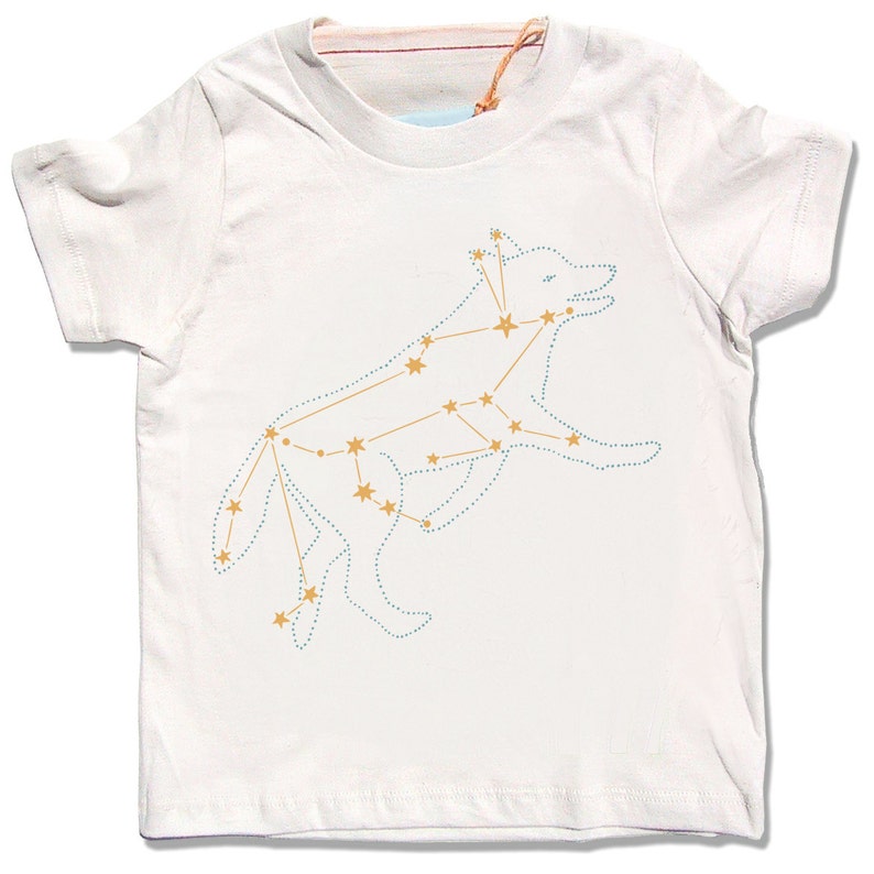 Wolf Baby Onesie Lupus Wolf Constellation Unisex Organic Etsy