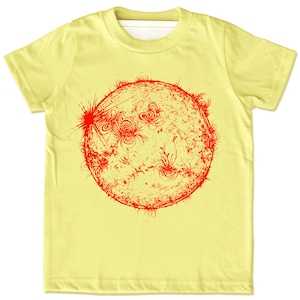 Sun Shirt, Space Shirts, Science tshirt, mens astronomy shirt, unisex adult clothing, Solar graphic tee, monochrome t-shirt science shirts image 5