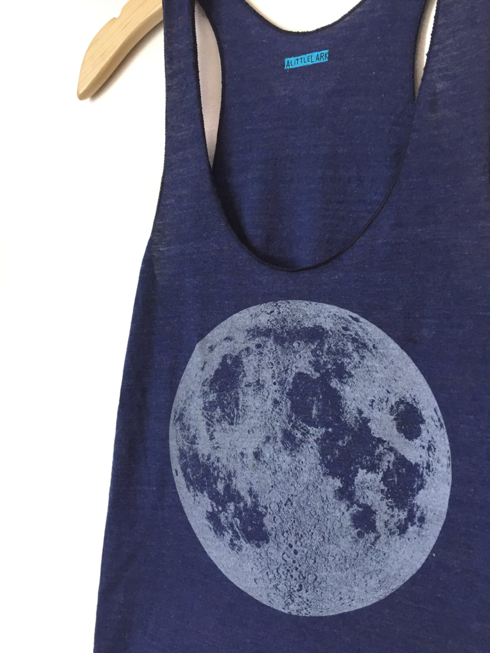 Blue Moon Tank Top Full Moon Tank Top Womens Moon Tshirt Etsy