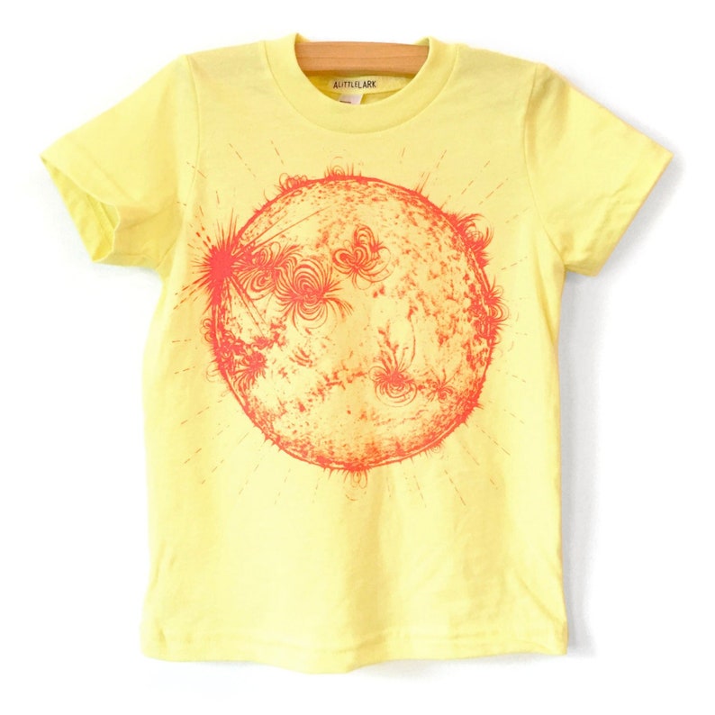 Kids Sun Shirt Neon Sun Tshirt Unisex T-shirts Childrens - Etsy
