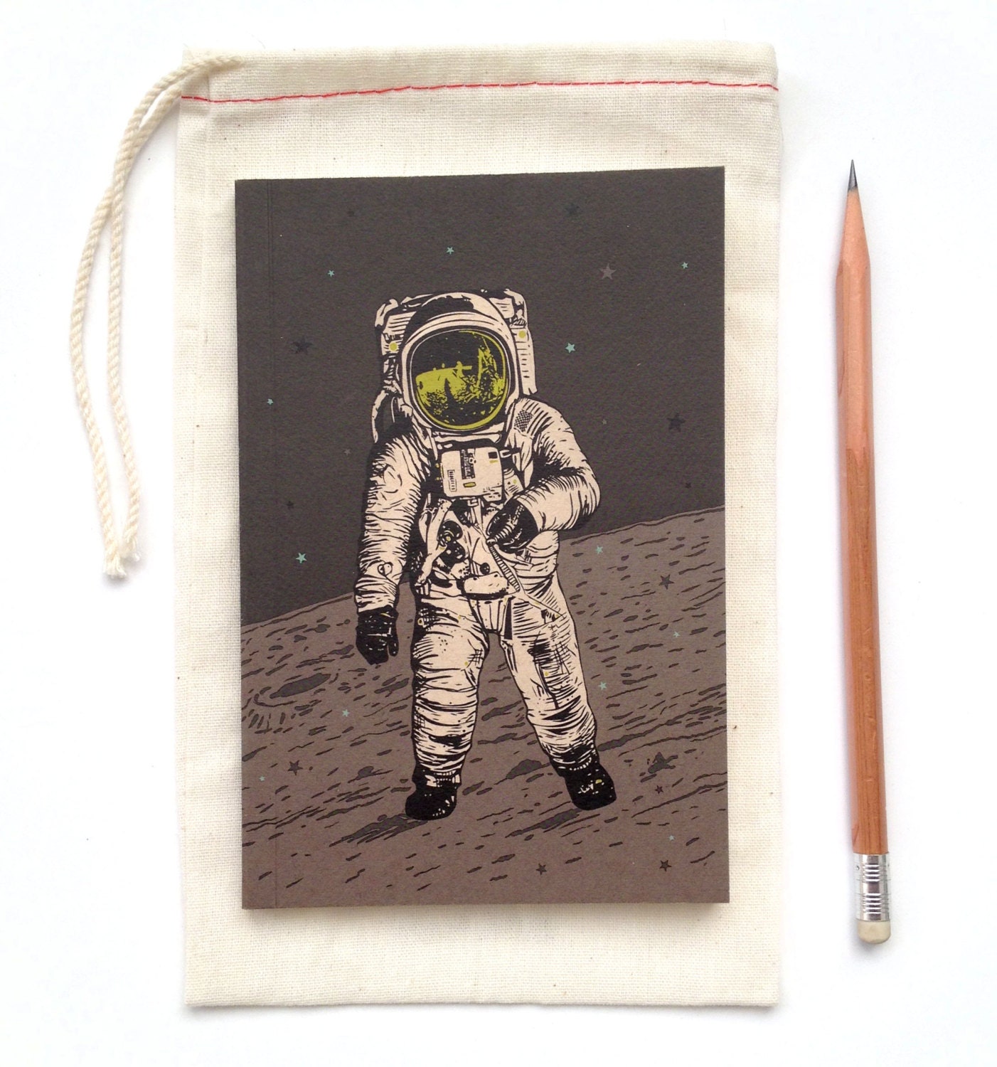 AstronautSpaceman Moon Journal libro de bocetos en blanco - Etsy España