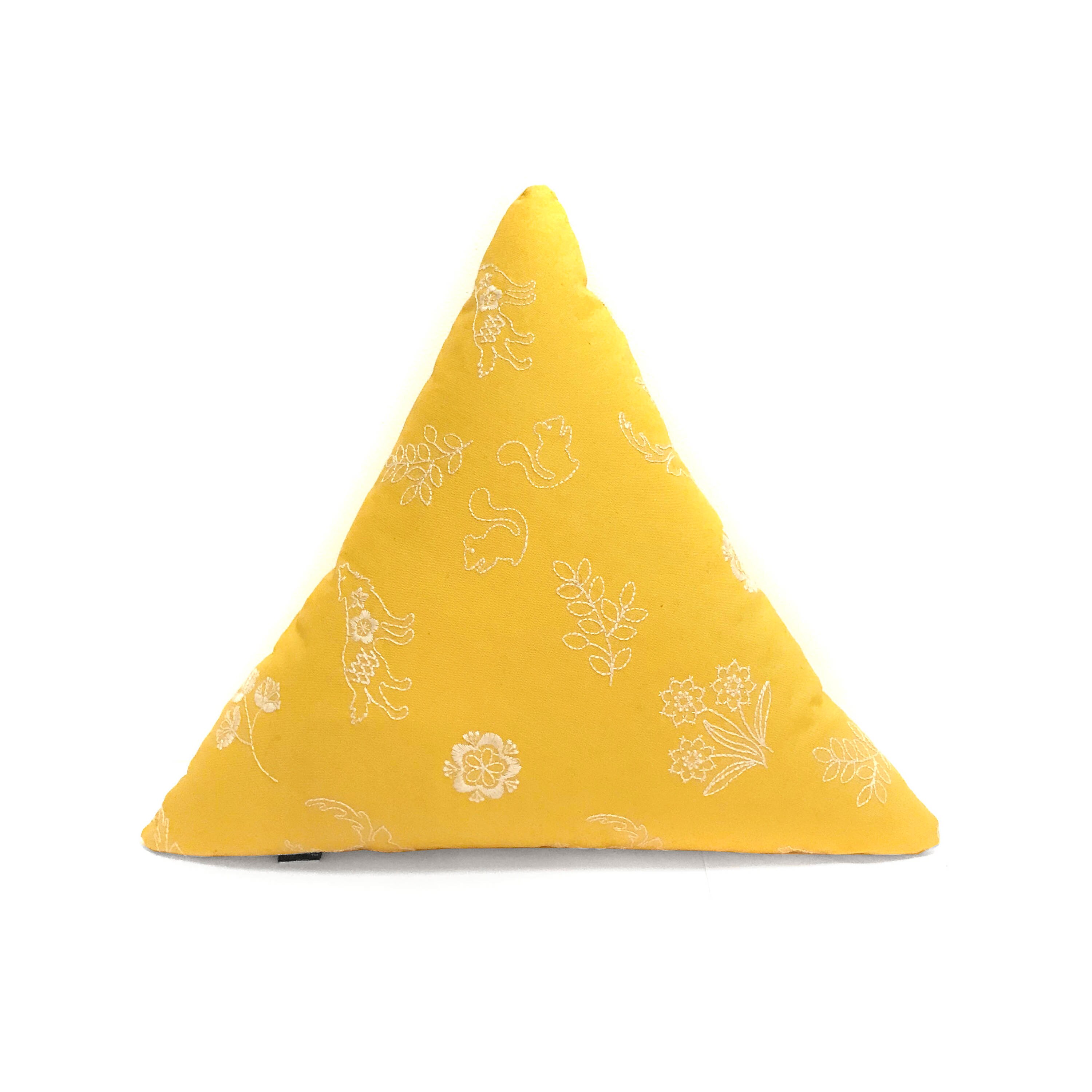 Triangle Pillow Geometric Pillow Color Block Triangle Etsy