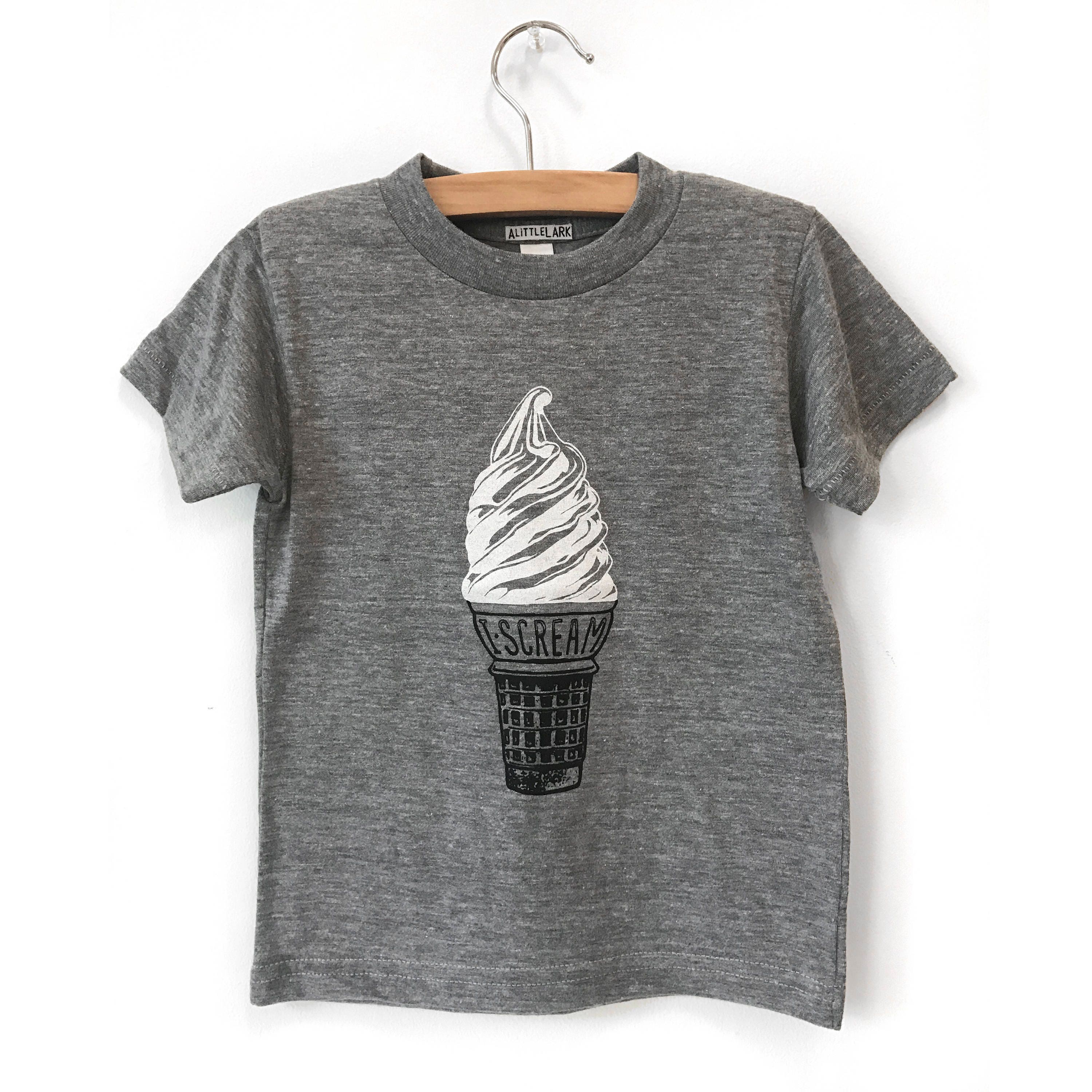 Kids Ice Cream Shirt Ice Cream Cone T-shirt Childrens - Etsy