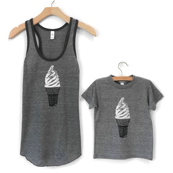 Kids Ice Cream Shirt, Ice Cream Cone T-shirt, Childrens
