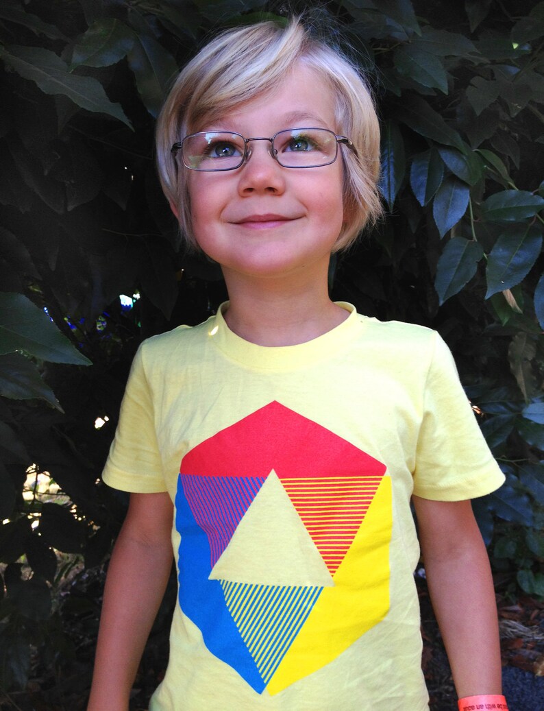 Color Wheel Raglan Shirt, bright white long sleeve t-shirt for toddler, and youth. Rainbow colors. originial Little Lark design image 3