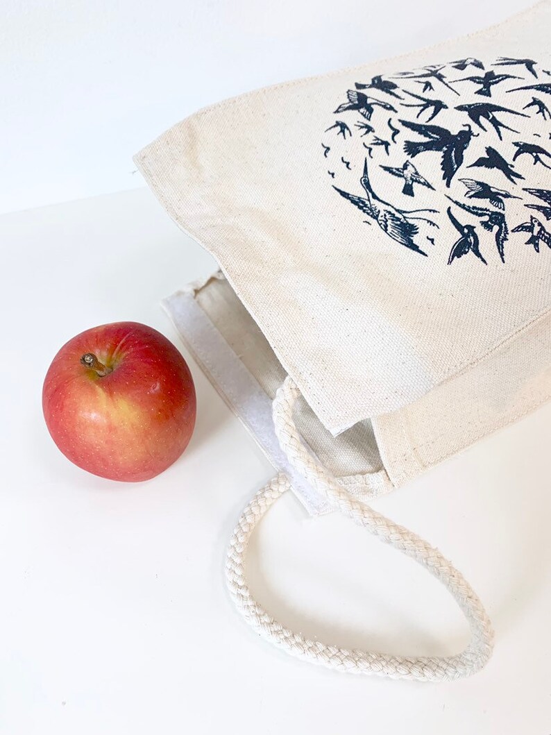 Birds Lunch Bag Kids Nature Lunch Bags Birds Lunch Box Etsy