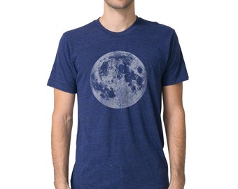 Moon Shirt, Moon, Graphic Tees for Men, Mens Tshirt, Blue Moon Shirt, Graphic Tee, Gift For Men, Clothing, T Shirt, T Shirts For Men