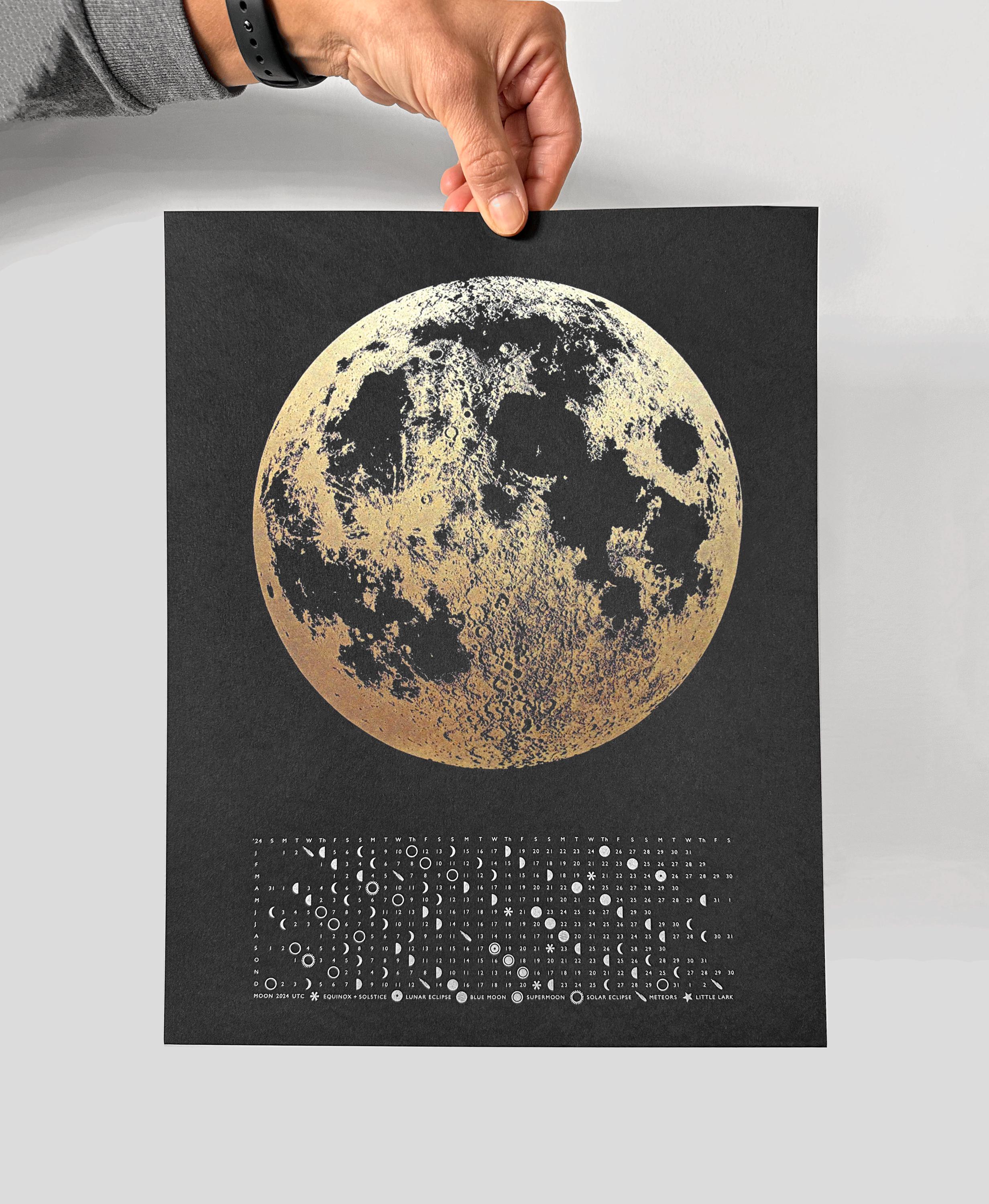 2026TYPE-MOONカレンダー Amazon.com: 2026 Calendar-16x20 Unframed Poster-Moon Phases Lunar