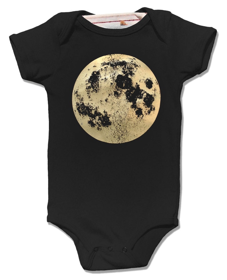 Moon Shirt, Full Moon t-shirt, Moon Gift, Pearl Moon Shirt, space clothes, celestial gift, science clothing, lunar moon gift image 5