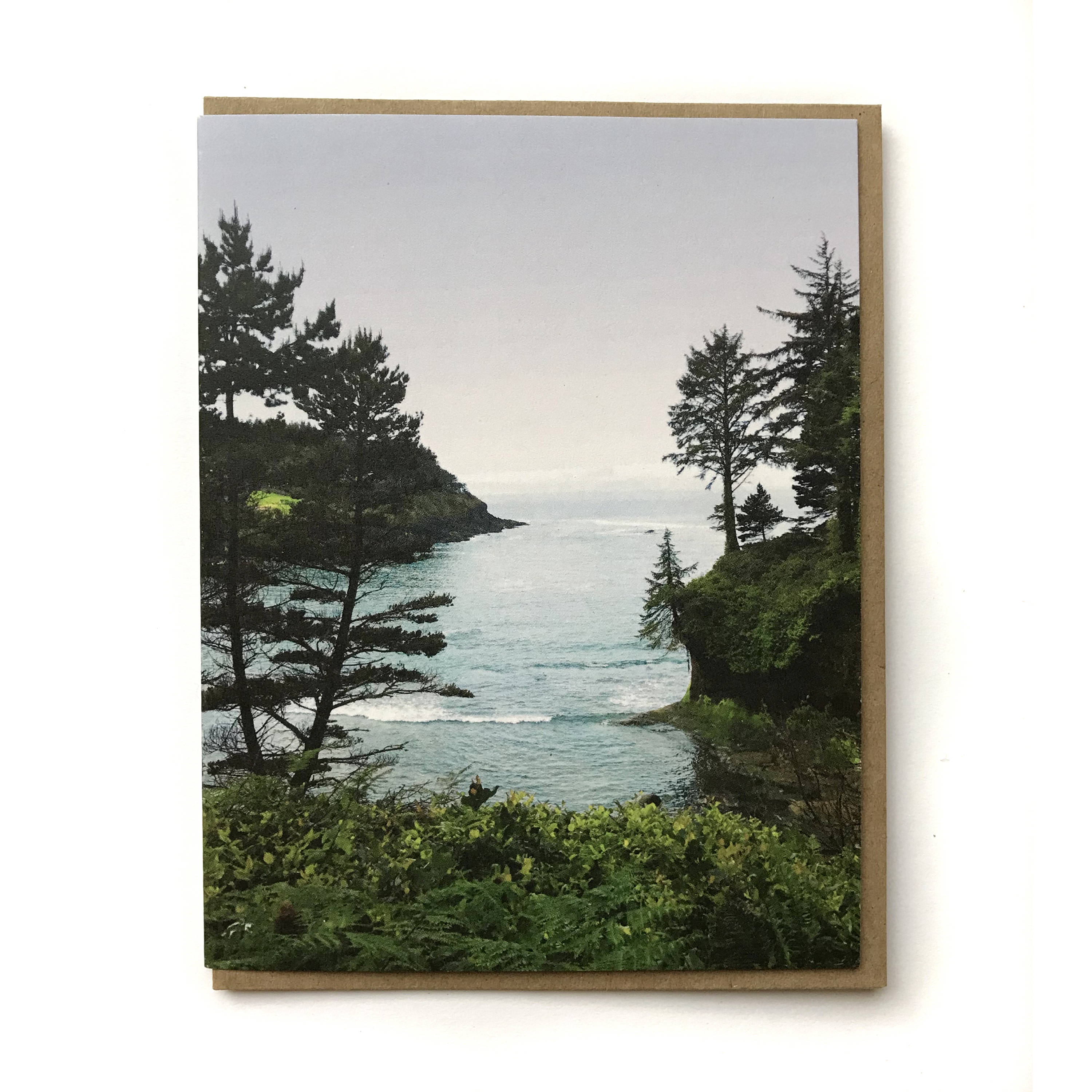 Oregon Coast Note Card: Whale Cove, Pacific Northwest Gift - Etsy