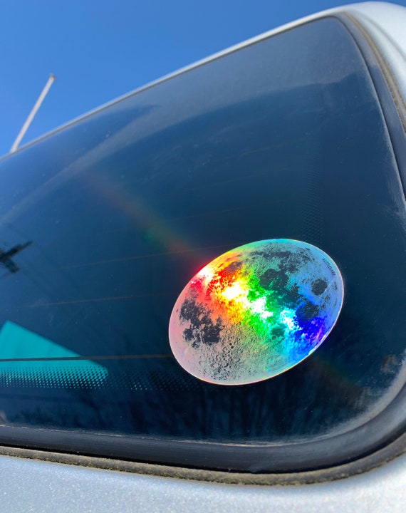 Evil Eye Sticker: Small Waterproof Vinyl Hologram, Good Luck Charm