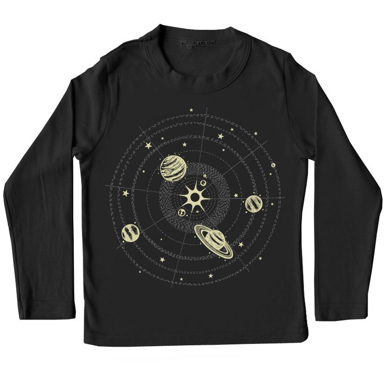 Men's Solar System Shirt, Planets T Shirt, Space Shirt, Space Graphic Tee for Men, Black Planets Shirt, Space Gift For Men, Astronomy Gift image 5