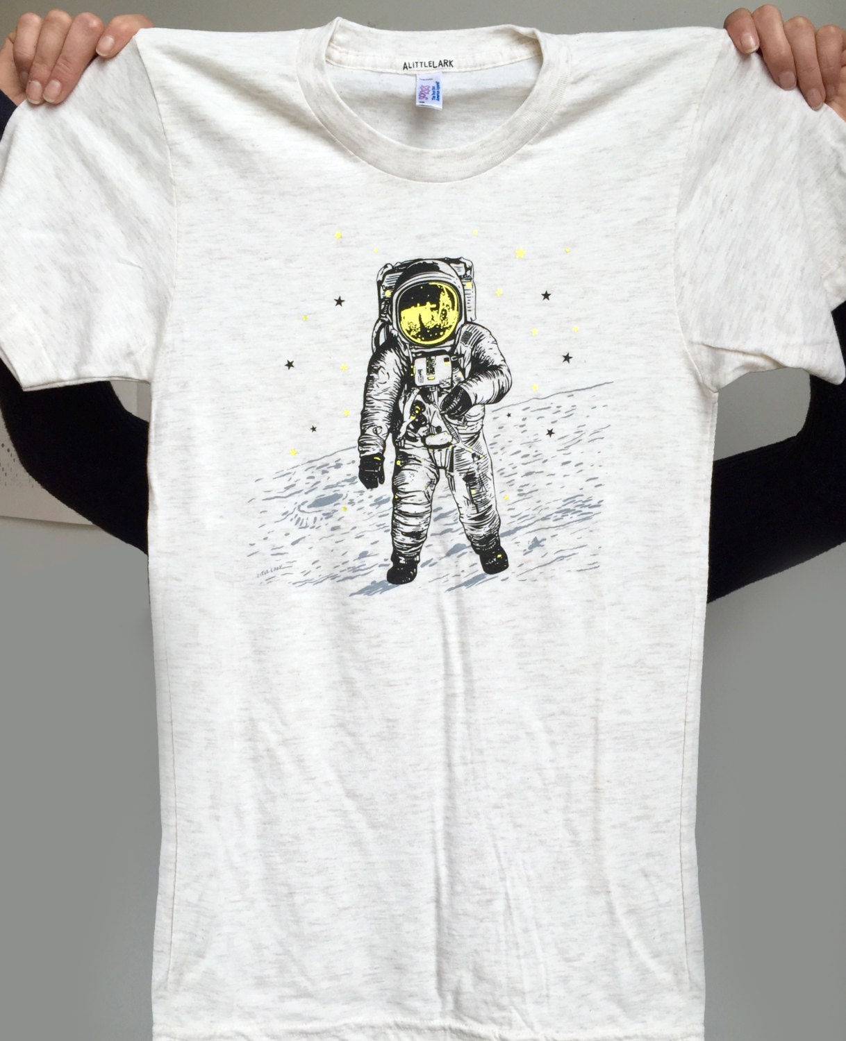 Astronaut Moon T Shirt Mens Space Shirt Apollo 11 Space Walk | Etsy