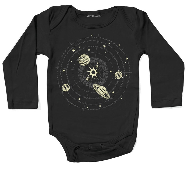 Men's Solar System Shirt, Planets T Shirt, Space Shirt, Space Graphic Tee for Men, Black Planets Shirt, Space Gift For Men, Astronomy Gift image 3