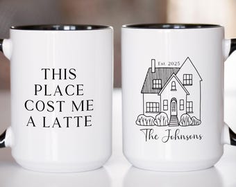 New Home Gift, Custom Mug for Homeowner, Funny Gift for New Homebuyer, Personalized Coffee Cup for Client, Housewarming Present