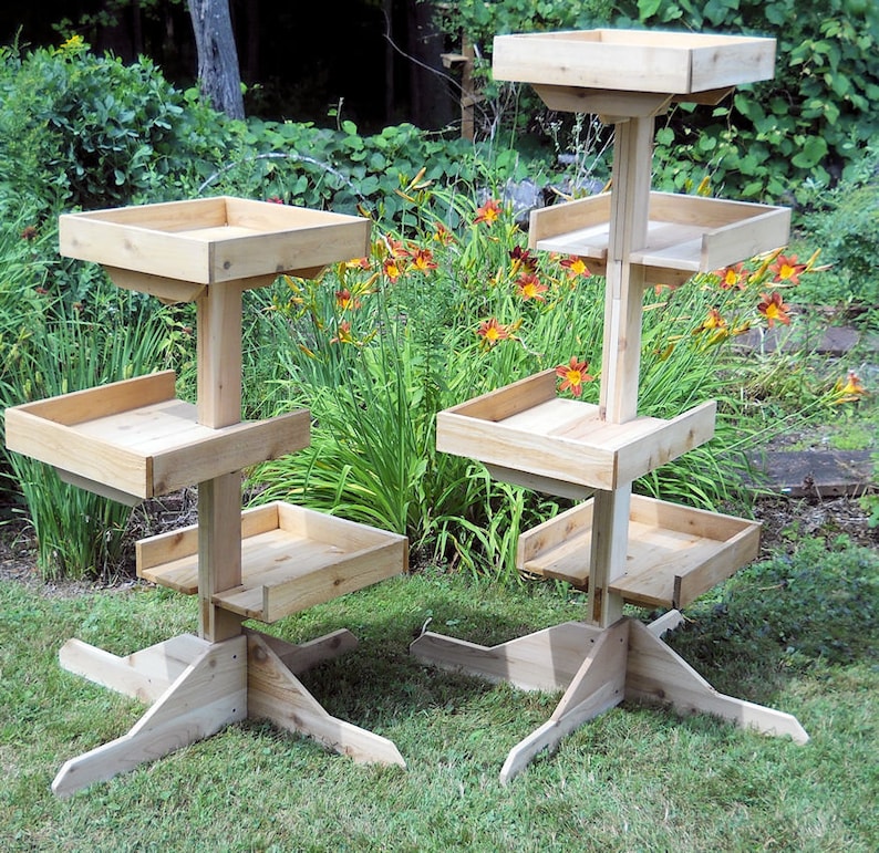 4 Platform / Perch Outdoor Cat Tree Tower Made With Weather Resistant ...