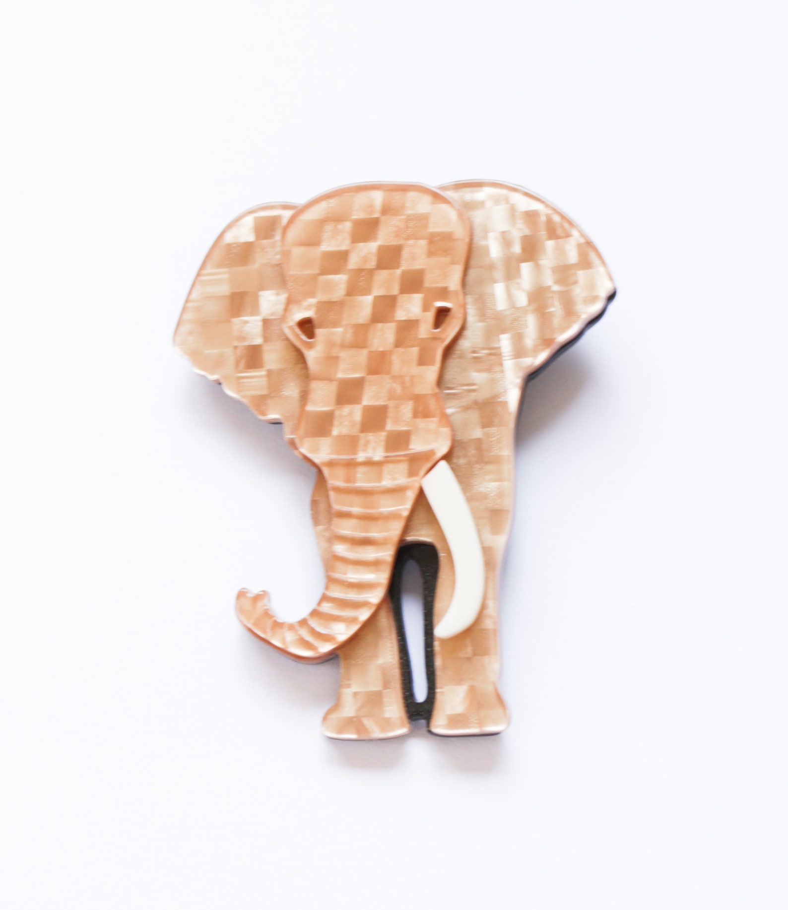 thumbnail image 2 of Colorful Elephant Brooch Pins For Women - Bohemian Animal Lapel Pin 2 of 11