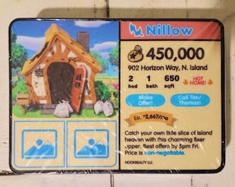 Heiße Häuser auf Nilow - ACNH Parodie - Wohnungsblasensticker