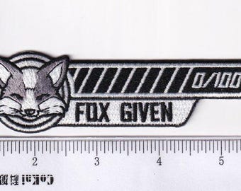 Zero Fox Given - Iron-On Anthro Patch