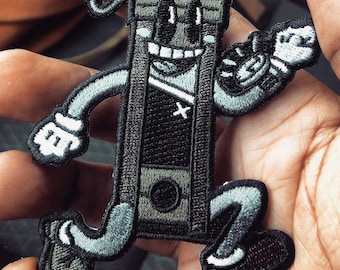 Mr Chippy Choppy - Guillotine Aufnäher / Patch