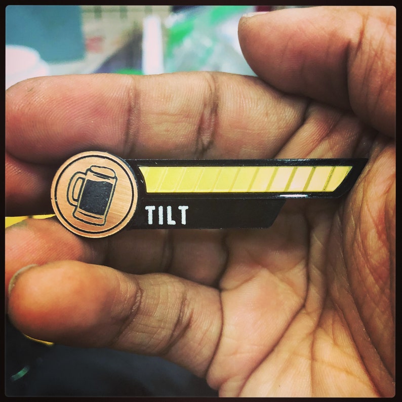 Tilt Meter Pins Video Game Pins Cyberpunk Accessories Etsy