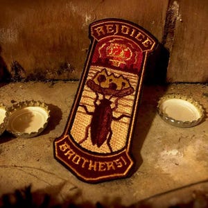 Rejoice Brothers - Iron-On Patch - Nuclear Apocalypse - Wasteland Gaming